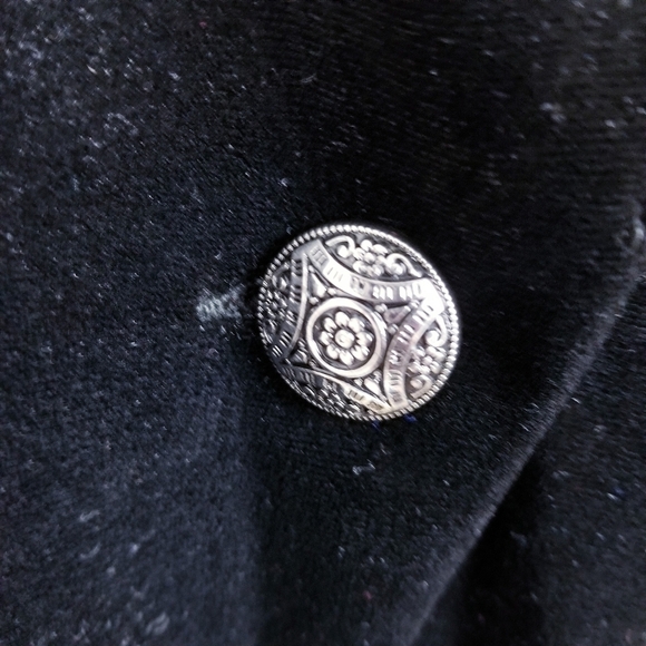 Jules & Leopold Black Velvet Velour Blazer NWT size 1X - Picture 7 of 9